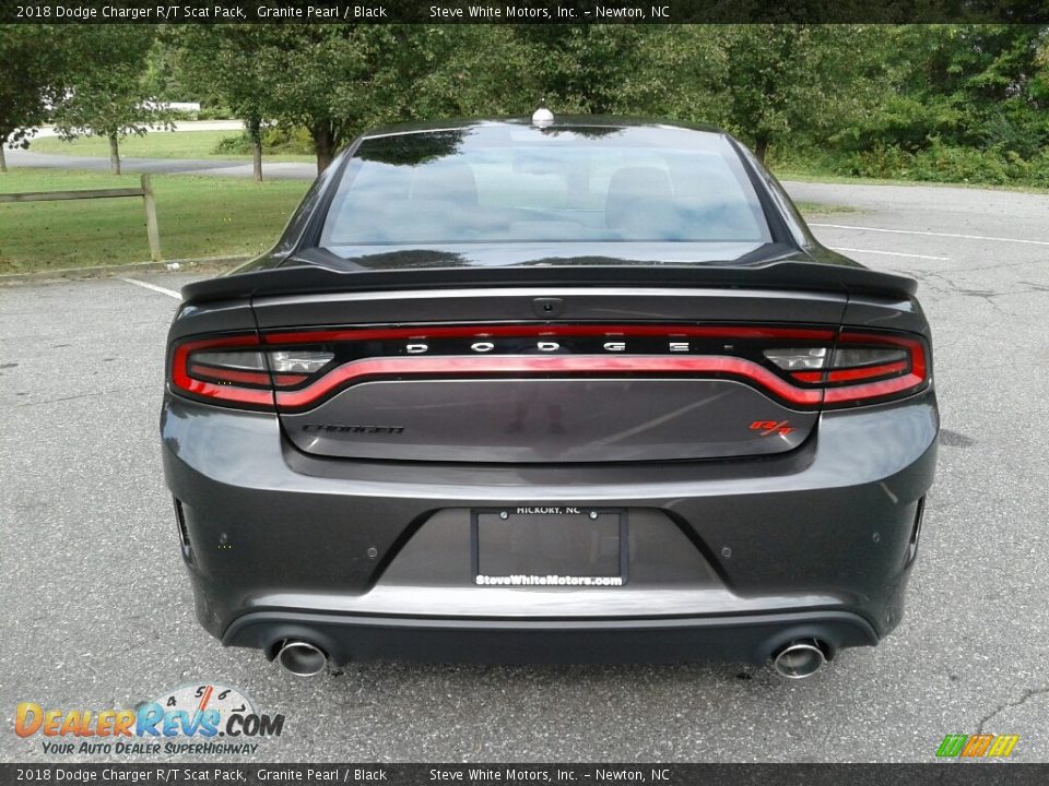2018 Dodge Charger R/T Scat Pack Granite Pearl / Black Photo #7