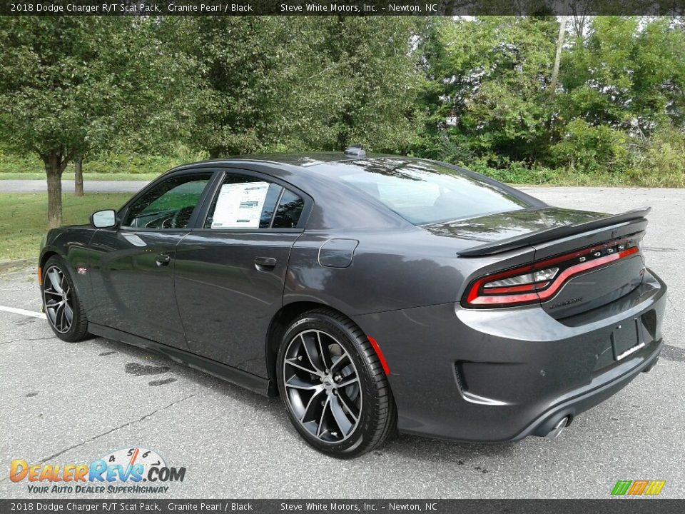2018 Dodge Charger R/T Scat Pack Granite Pearl / Black Photo #8