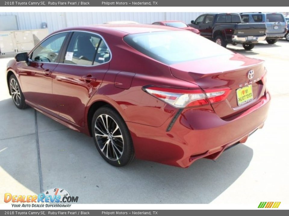 2018 Toyota Camry SE Ruby Flare Pearl / Black Photo #5