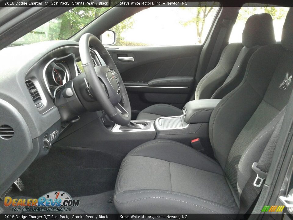 2018 Dodge Charger R/T Scat Pack Granite Pearl / Black Photo #10