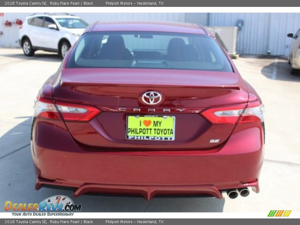 2018 Toyota Camry SE Ruby Flare Pearl / Black Photo #6