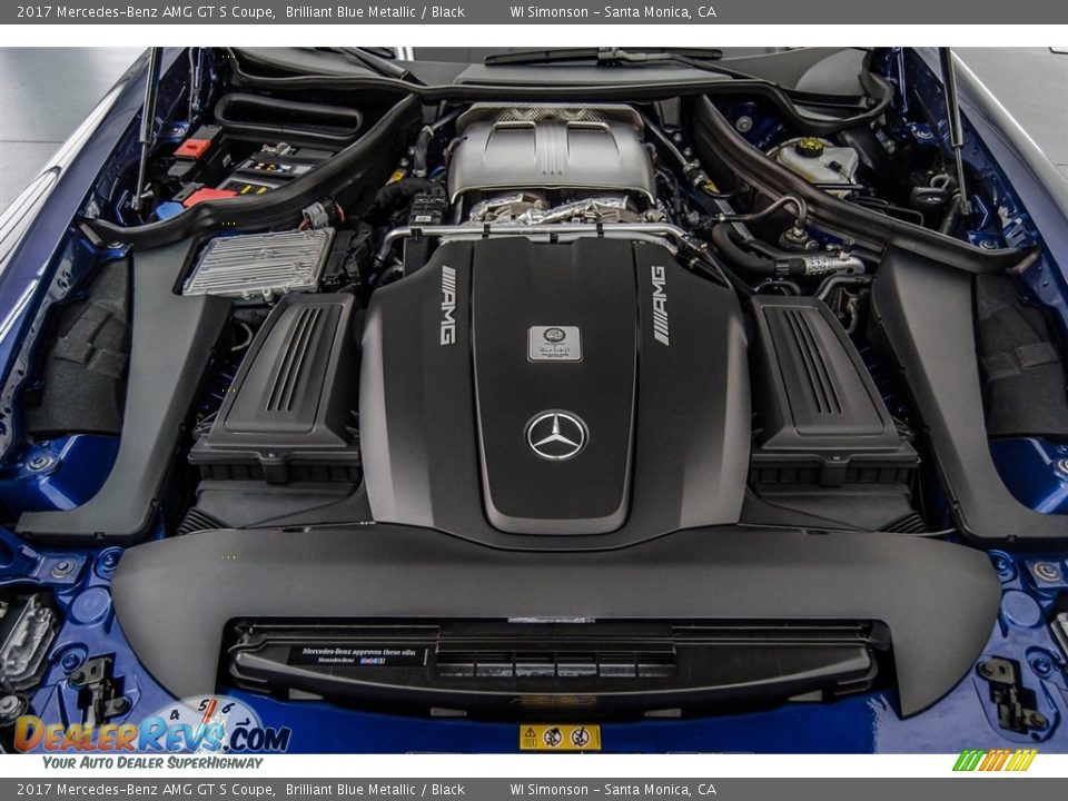 2017 Mercedes-Benz AMG GT S Coupe 4.0 Liter AMG Twin-Turbocharged DOHC 32-Valve VVT V8 Engine Photo #7