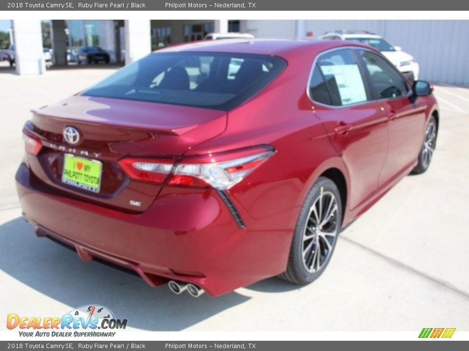 2018 Toyota Camry SE Ruby Flare Pearl / Black Photo #7