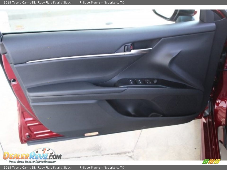 2018 Toyota Camry SE Ruby Flare Pearl / Black Photo #8