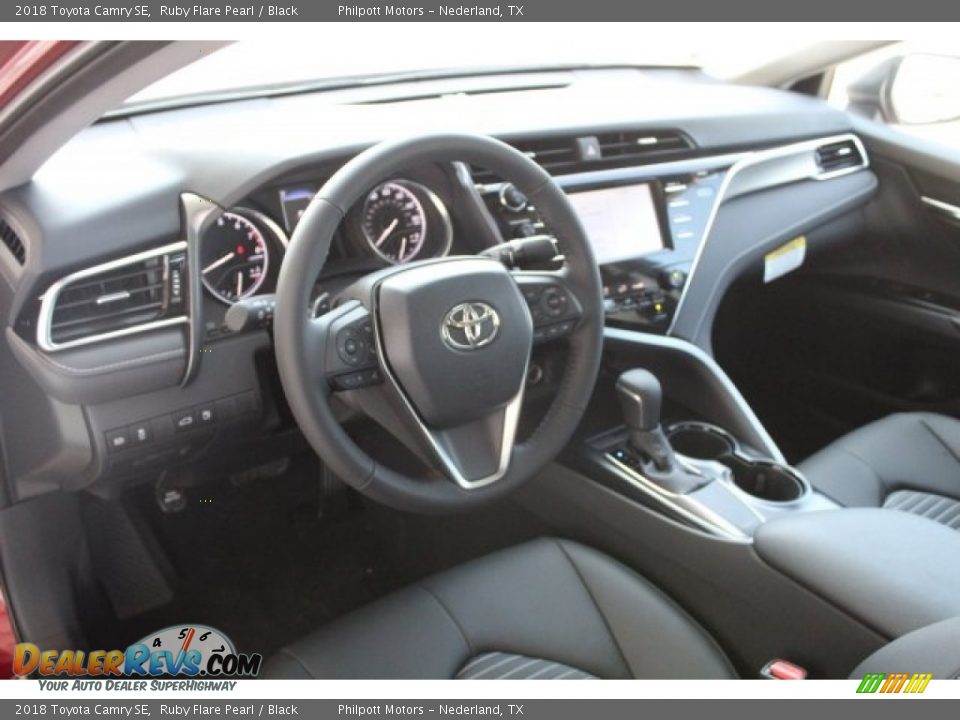 2018 Toyota Camry SE Ruby Flare Pearl / Black Photo #9