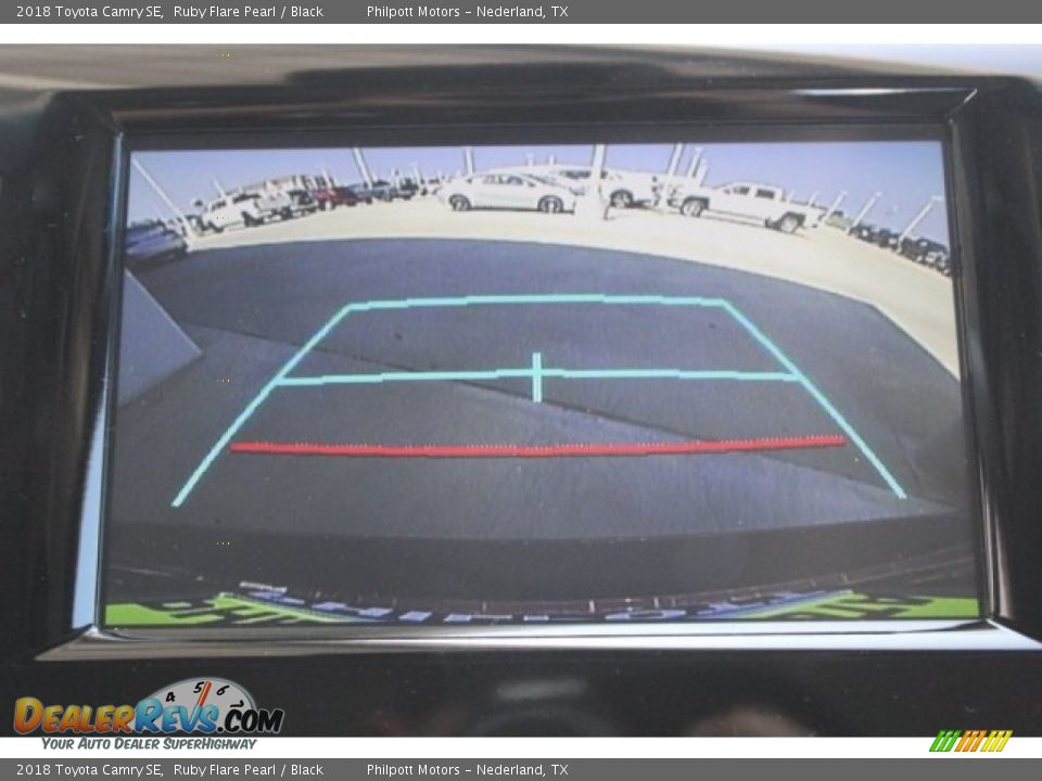 2018 Toyota Camry SE Ruby Flare Pearl / Black Photo #11