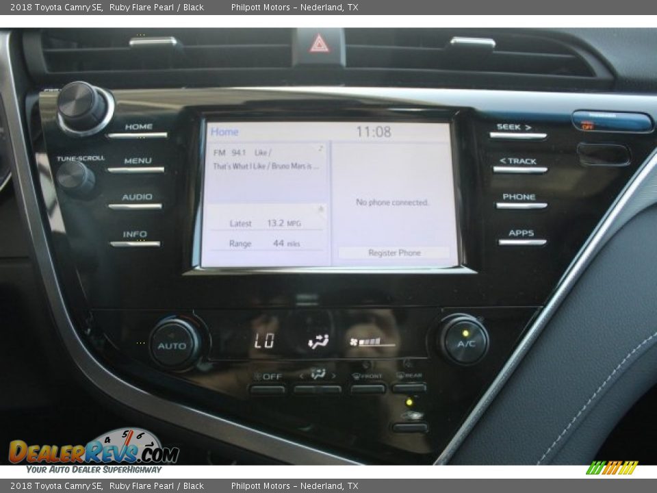 2018 Toyota Camry SE Ruby Flare Pearl / Black Photo #12