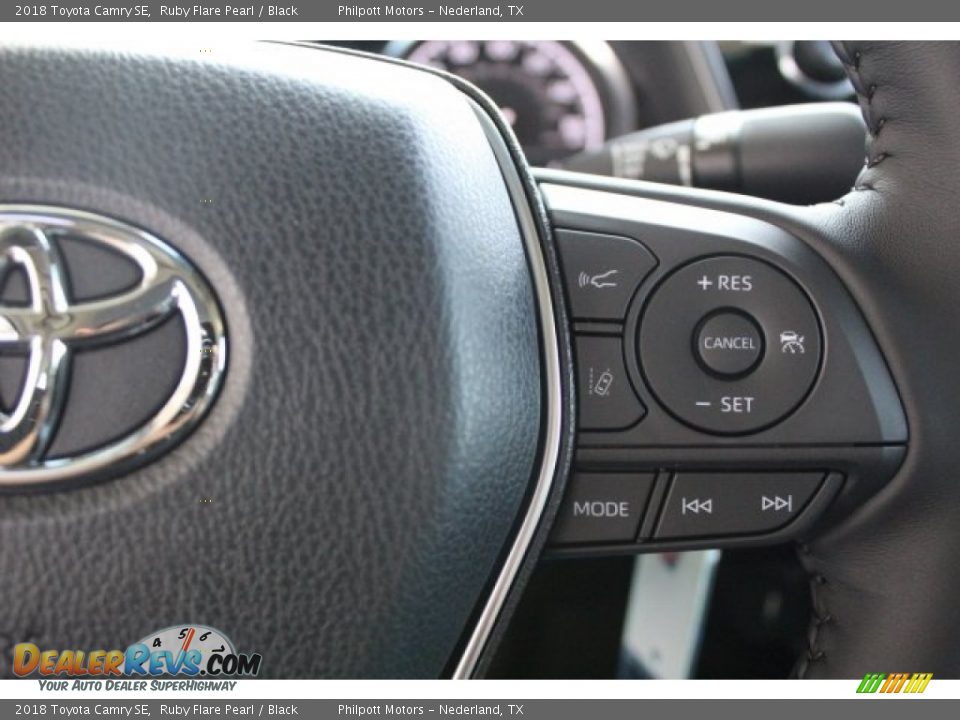 2018 Toyota Camry SE Ruby Flare Pearl / Black Photo #15