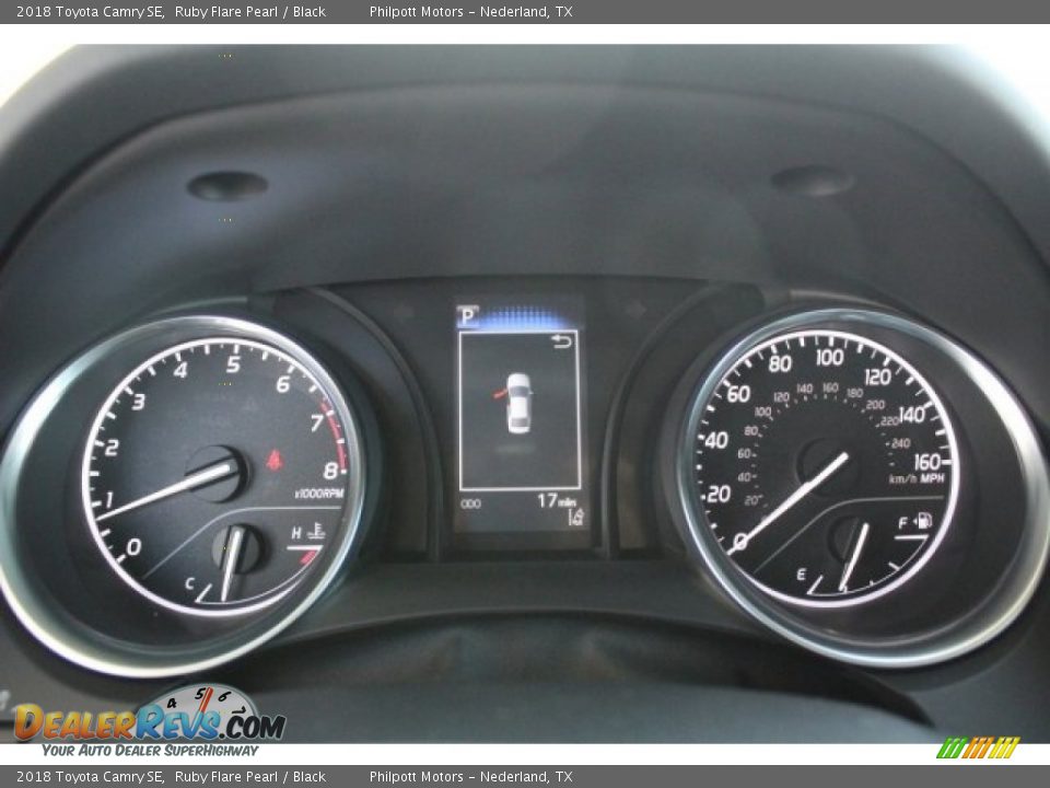 2018 Toyota Camry SE Ruby Flare Pearl / Black Photo #16