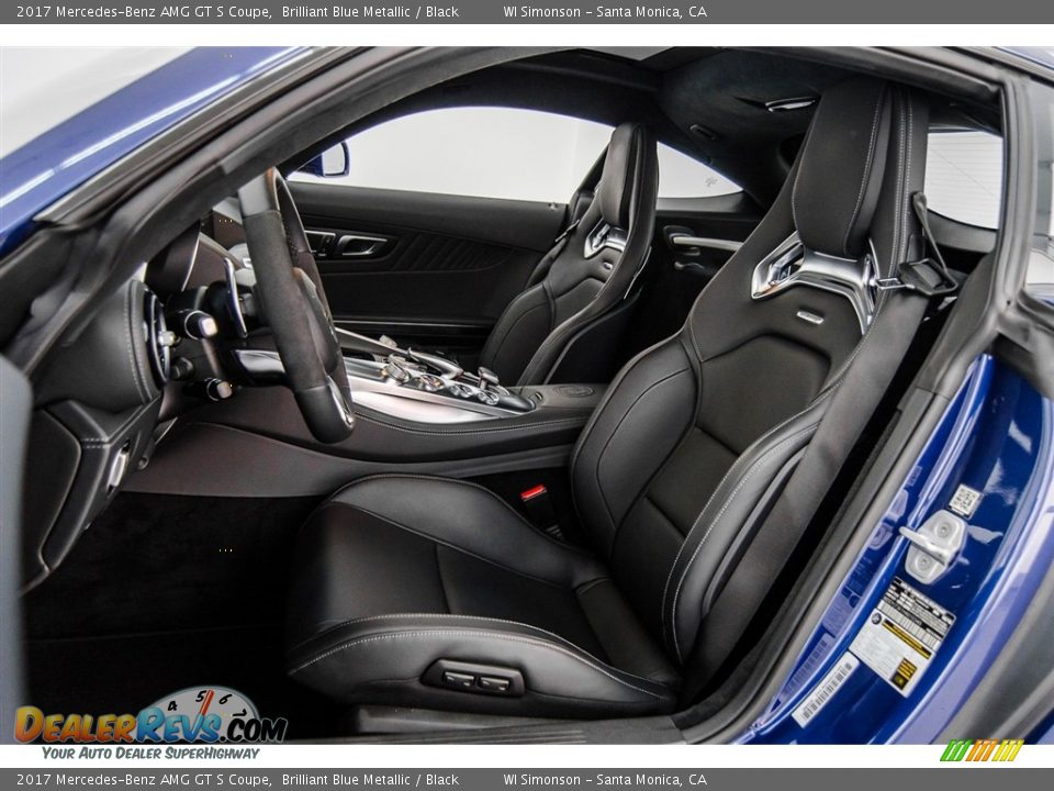 2017 Mercedes-Benz AMG GT S Coupe Brilliant Blue Metallic / Black Photo #13