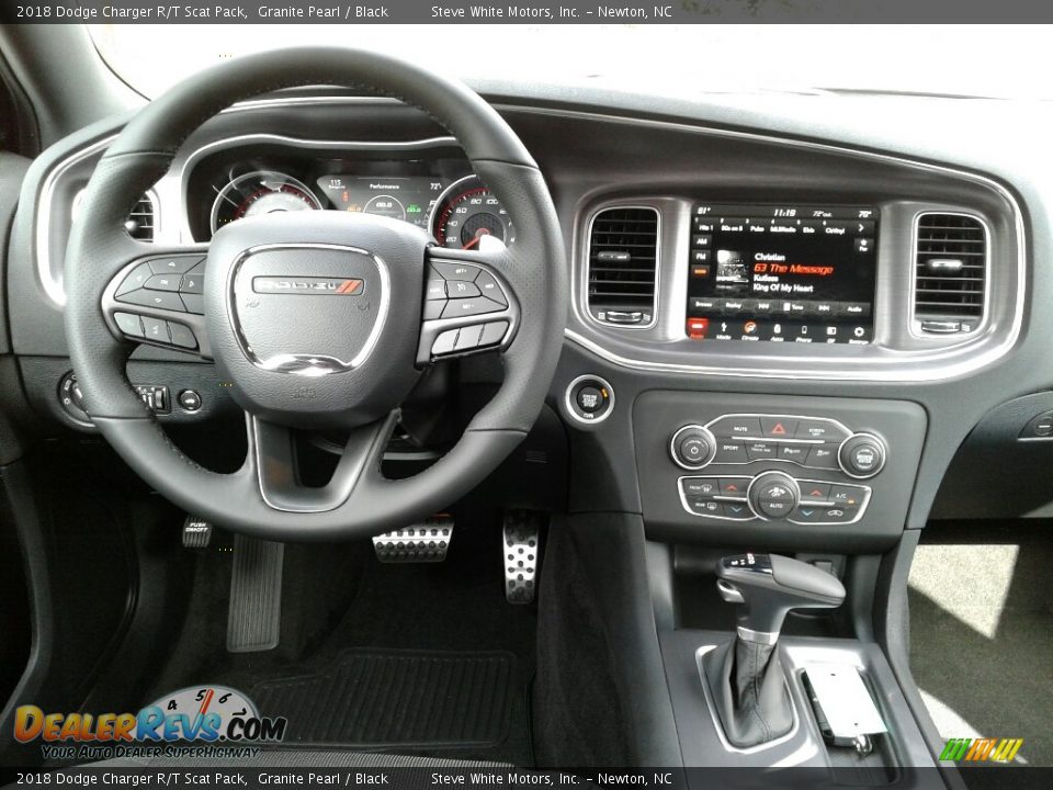 2018 Dodge Charger R/T Scat Pack Granite Pearl / Black Photo #16
