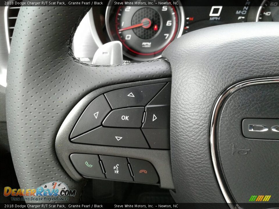 2018 Dodge Charger R/T Scat Pack Granite Pearl / Black Photo #17
