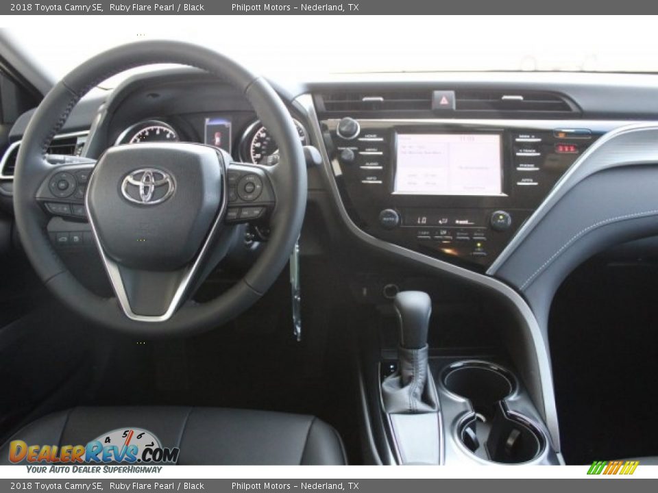 2018 Toyota Camry SE Ruby Flare Pearl / Black Photo #19