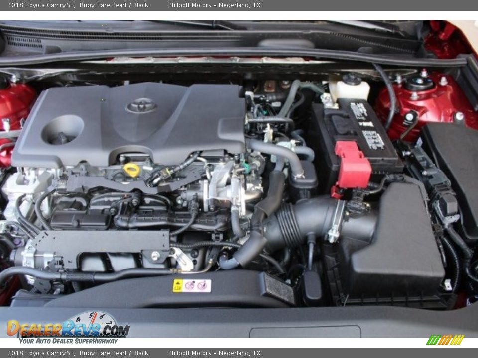 2018 Toyota Camry SE Ruby Flare Pearl / Black Photo #22
