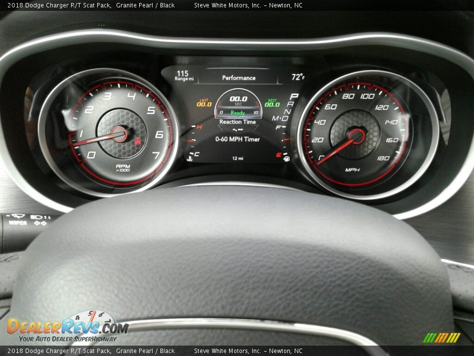 2018 Dodge Charger R/T Scat Pack Granite Pearl / Black Photo #19