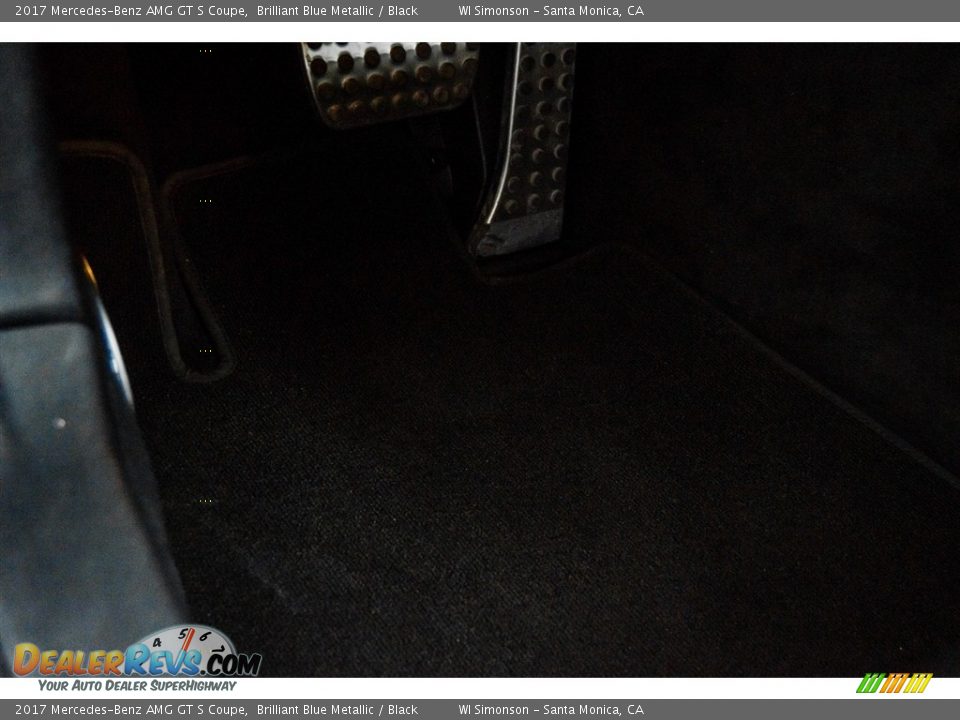 2017 Mercedes-Benz AMG GT S Coupe Brilliant Blue Metallic / Black Photo #17