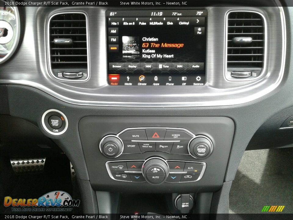 2018 Dodge Charger R/T Scat Pack Granite Pearl / Black Photo #20