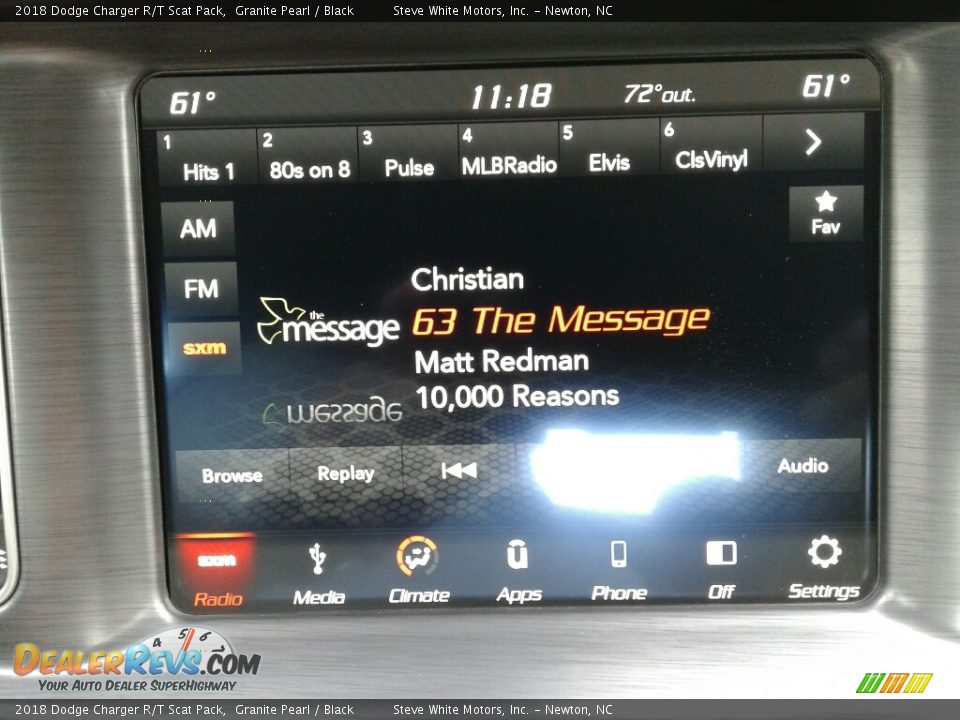 2018 Dodge Charger R/T Scat Pack Granite Pearl / Black Photo #21