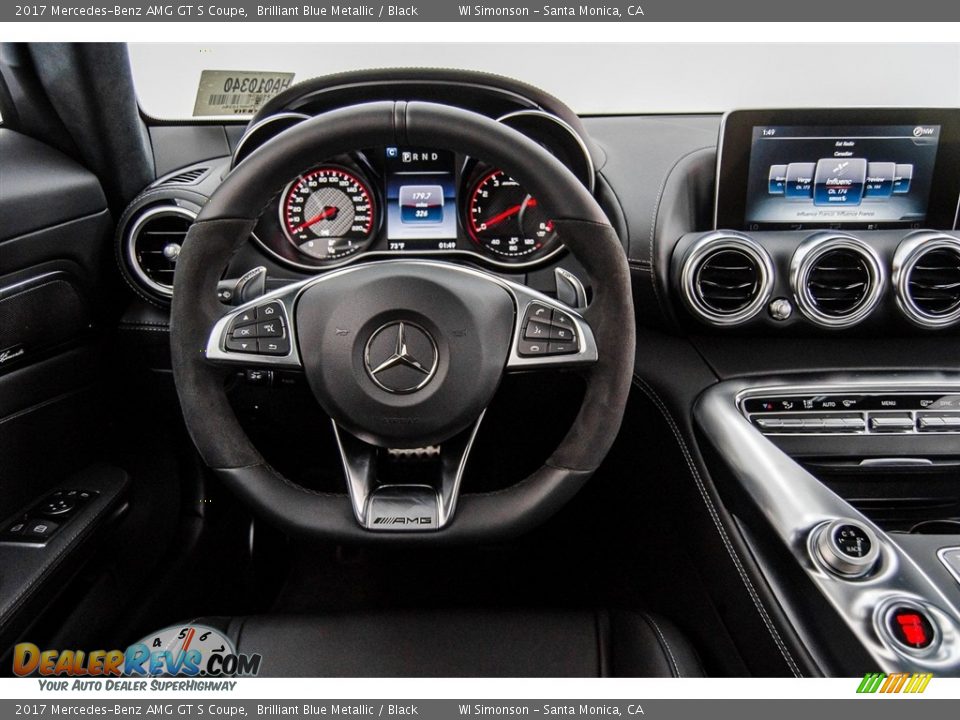 Dashboard of 2017 Mercedes-Benz AMG GT S Coupe Photo #19