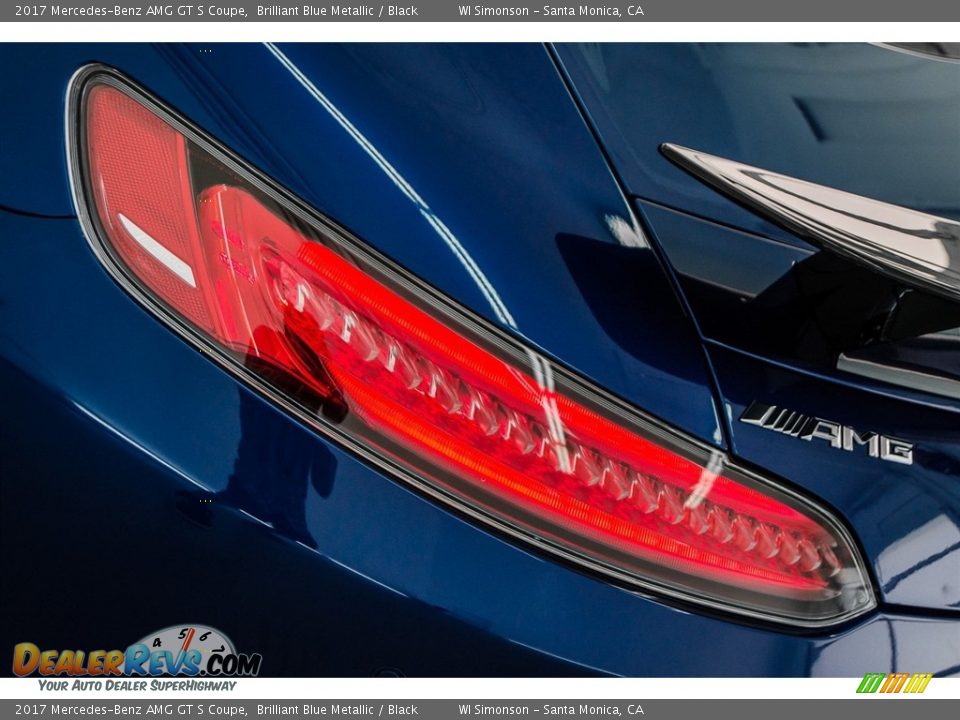2017 Mercedes-Benz AMG GT S Coupe Brilliant Blue Metallic / Black Photo #20