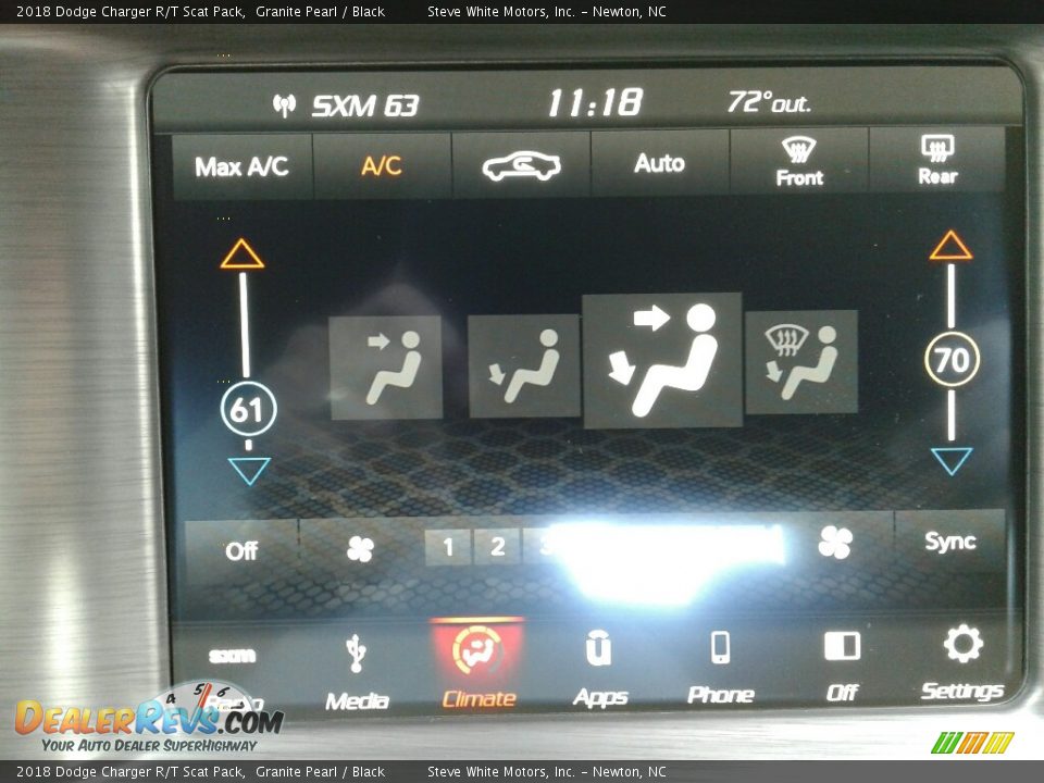 2018 Dodge Charger R/T Scat Pack Granite Pearl / Black Photo #23