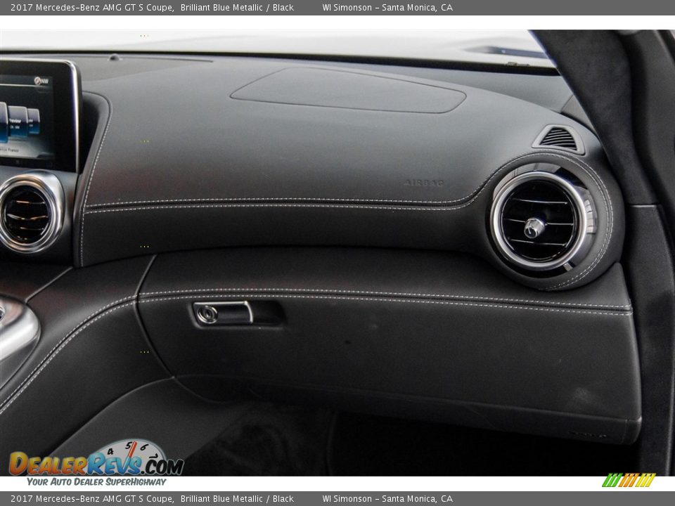 2017 Mercedes-Benz AMG GT S Coupe Brilliant Blue Metallic / Black Photo #22