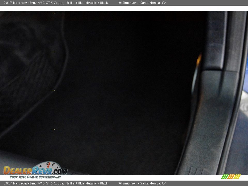 2017 Mercedes-Benz AMG GT S Coupe Brilliant Blue Metallic / Black Photo #23