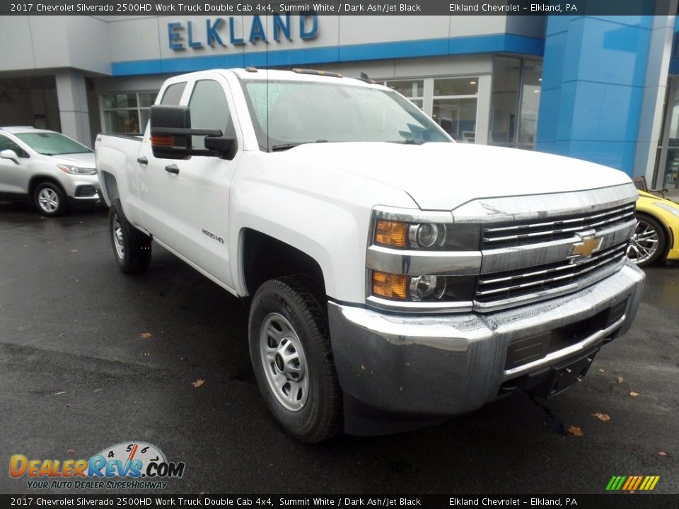 2017 Chevrolet Silverado 2500HD Work Truck Double Cab 4x4 Summit White / Dark Ash/Jet Black Photo #1
