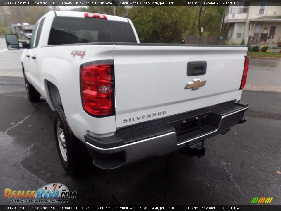 2017 Chevrolet Silverado 2500HD Work Truck Double Cab 4x4 Summit White / Dark Ash/Jet Black Photo #6
