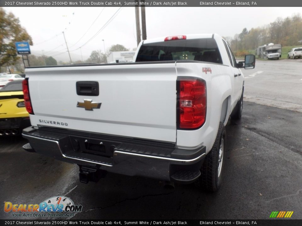 2017 Chevrolet Silverado 2500HD Work Truck Double Cab 4x4 Summit White / Dark Ash/Jet Black Photo #7