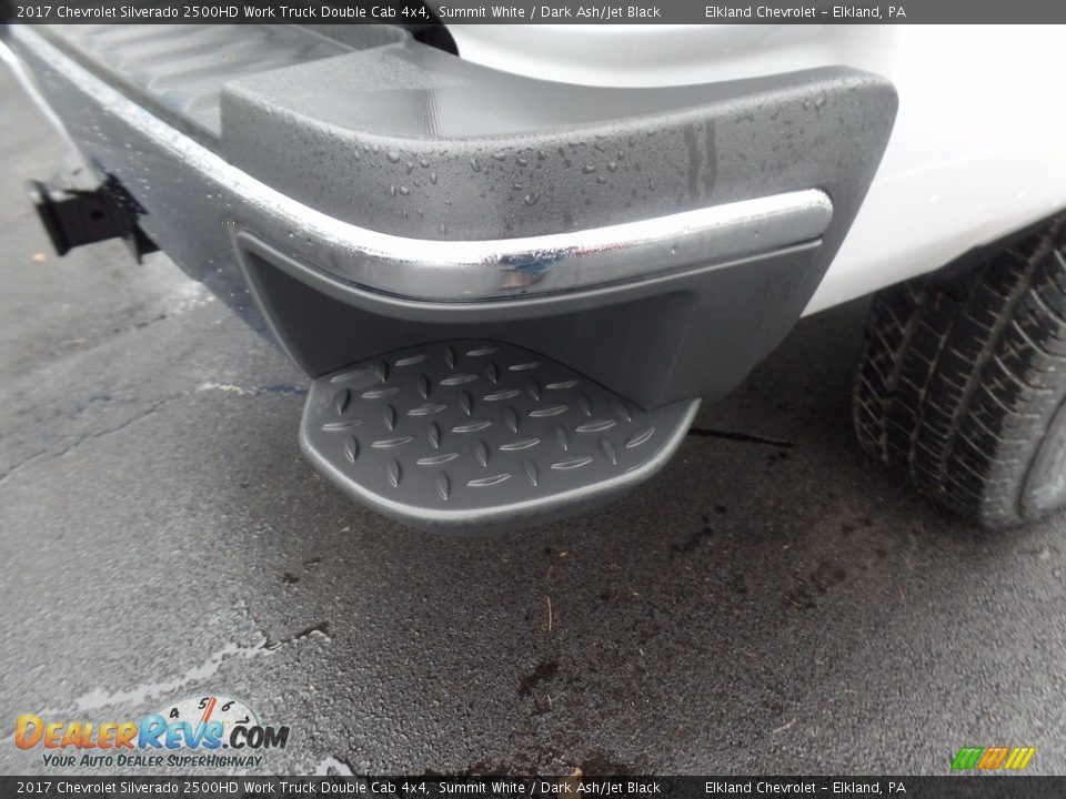 2017 Chevrolet Silverado 2500HD Work Truck Double Cab 4x4 Summit White / Dark Ash/Jet Black Photo #10