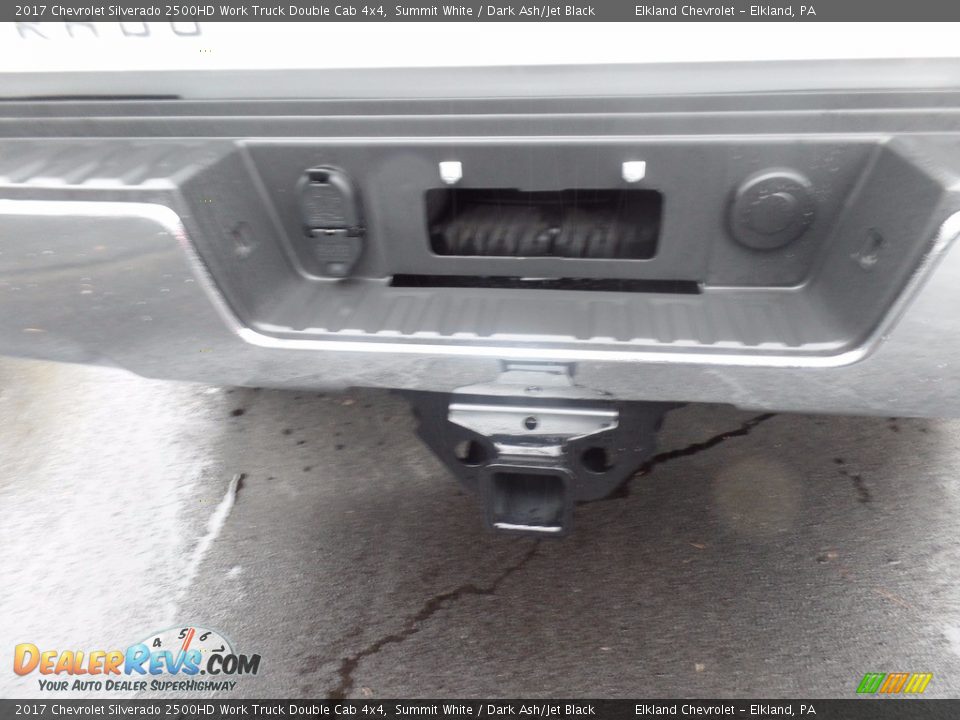 2017 Chevrolet Silverado 2500HD Work Truck Double Cab 4x4 Summit White / Dark Ash/Jet Black Photo #11