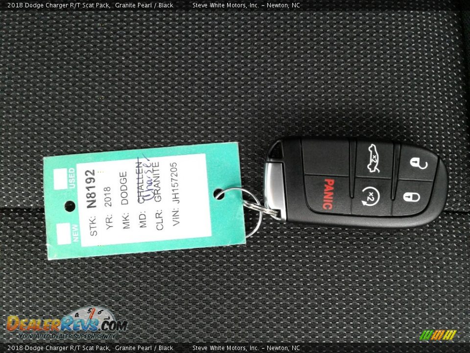 2018 Dodge Charger R/T Scat Pack Granite Pearl / Black Photo #35