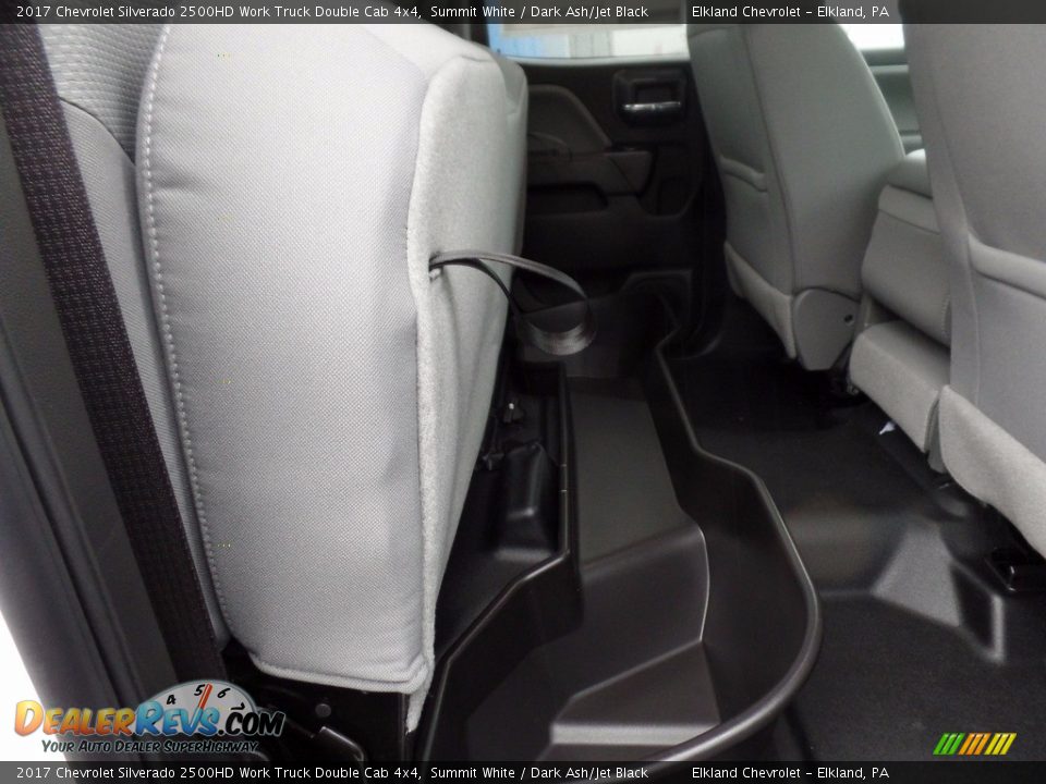 2017 Chevrolet Silverado 2500HD Work Truck Double Cab 4x4 Summit White / Dark Ash/Jet Black Photo #15