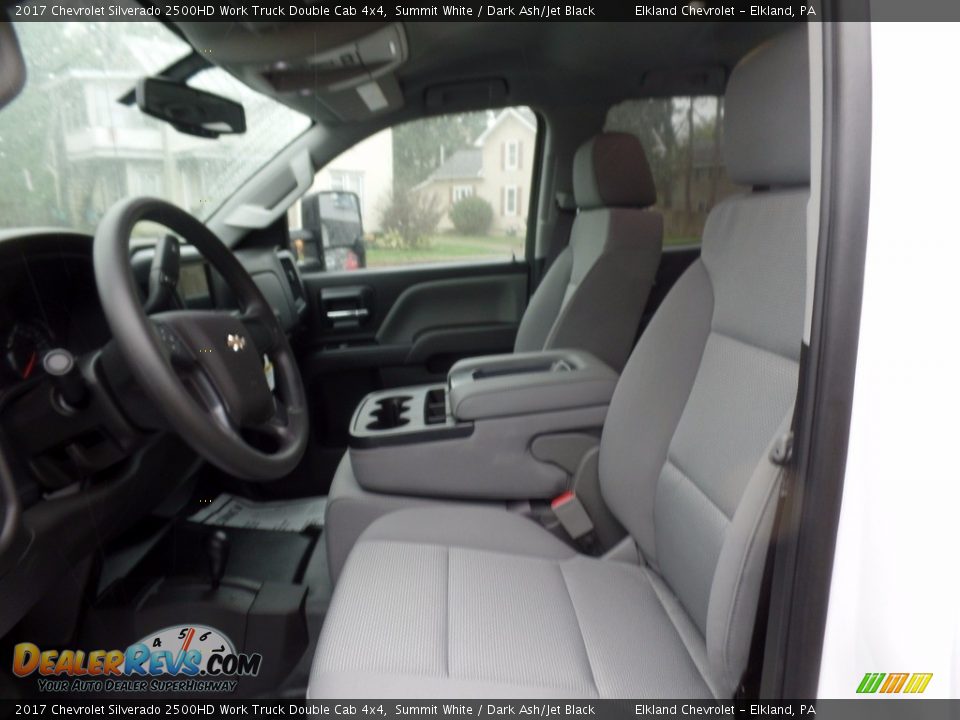 2017 Chevrolet Silverado 2500HD Work Truck Double Cab 4x4 Summit White / Dark Ash/Jet Black Photo #16