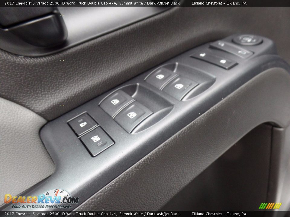 2017 Chevrolet Silverado 2500HD Work Truck Double Cab 4x4 Summit White / Dark Ash/Jet Black Photo #18