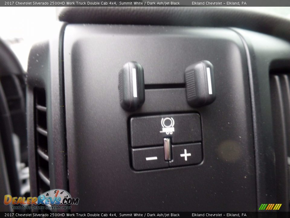 2017 Chevrolet Silverado 2500HD Work Truck Double Cab 4x4 Summit White / Dark Ash/Jet Black Photo #19