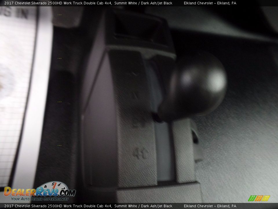 2017 Chevrolet Silverado 2500HD Work Truck Double Cab 4x4 Summit White / Dark Ash/Jet Black Photo #22