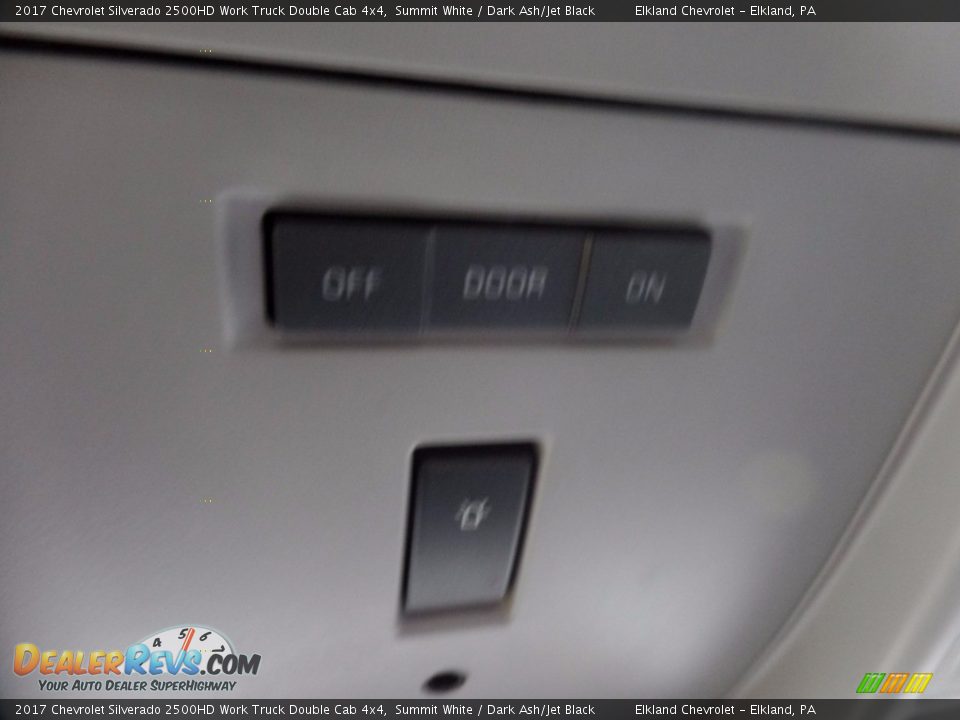 2017 Chevrolet Silverado 2500HD Work Truck Double Cab 4x4 Summit White / Dark Ash/Jet Black Photo #26