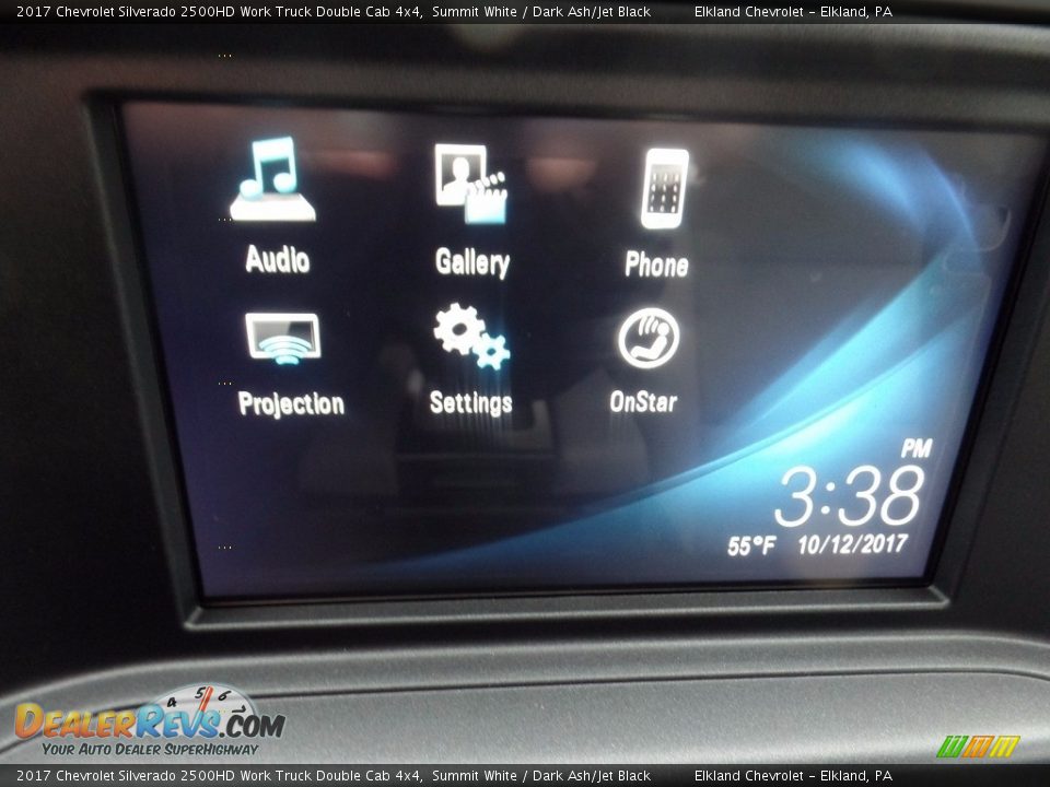 2017 Chevrolet Silverado 2500HD Work Truck Double Cab 4x4 Summit White / Dark Ash/Jet Black Photo #30