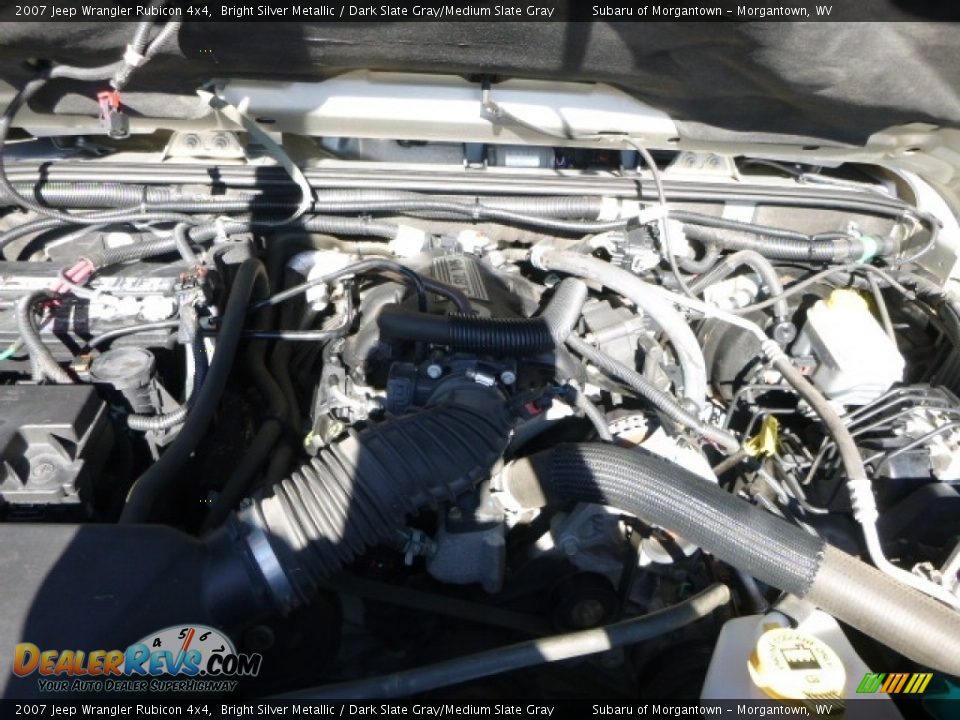 2007 Jeep Wrangler Rubicon 4x4 Bright Silver Metallic / Dark Slate Gray/Medium Slate Gray Photo #18