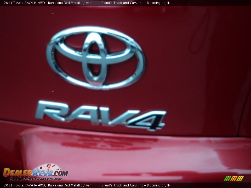 2011 Toyota RAV4 I4 4WD Barcelona Red Metallic / Ash Photo #24