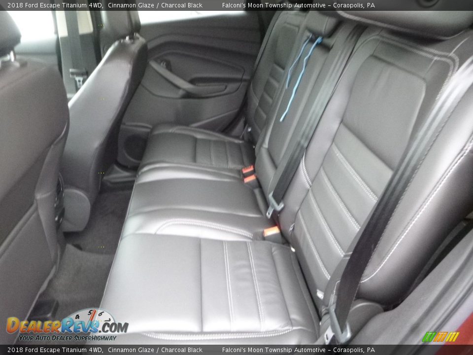 2018 Ford Escape Titanium 4WD Cinnamon Glaze / Charcoal Black Photo #8