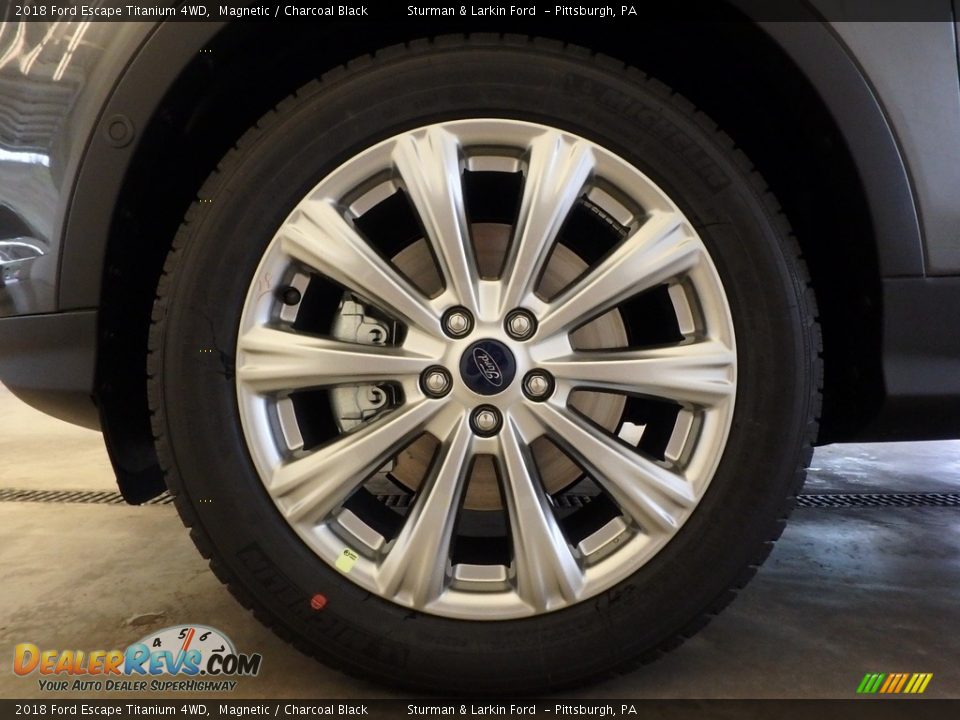 2018 Ford Escape Titanium 4WD Magnetic / Charcoal Black Photo #5
