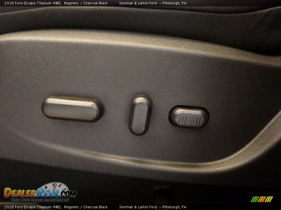2018 Ford Escape Titanium 4WD Magnetic / Charcoal Black Photo #11
