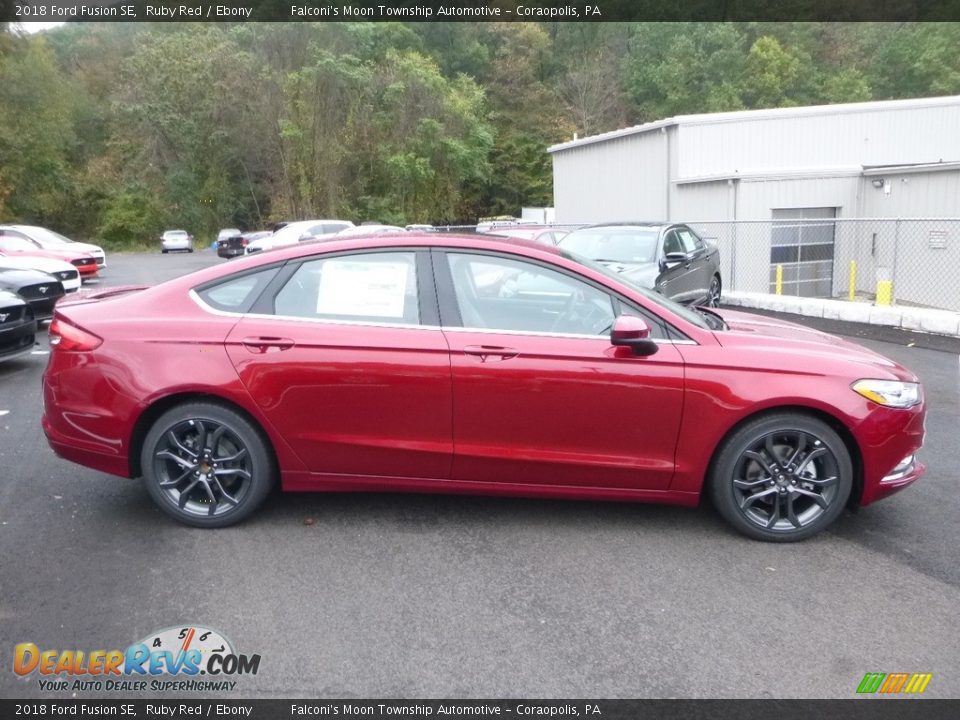 2018 Ford Fusion SE Ruby Red / Ebony Photo #1