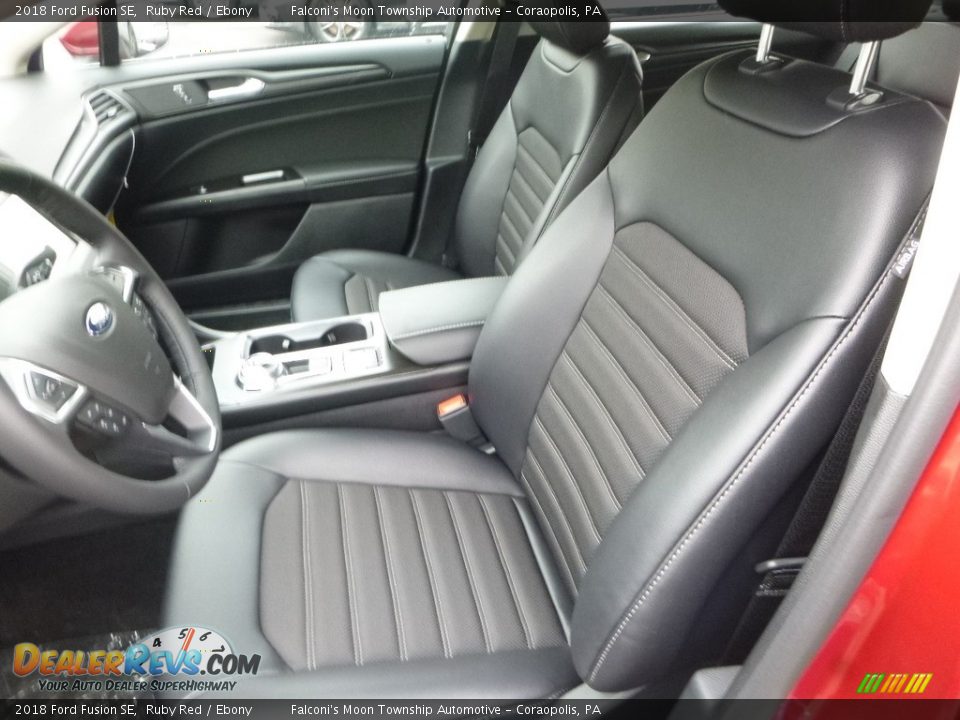 2018 Ford Fusion SE Ruby Red / Ebony Photo #11