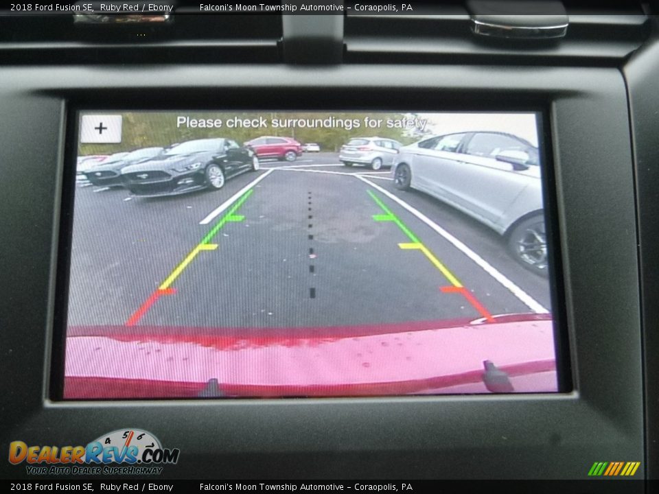 2018 Ford Fusion SE Ruby Red / Ebony Photo #14