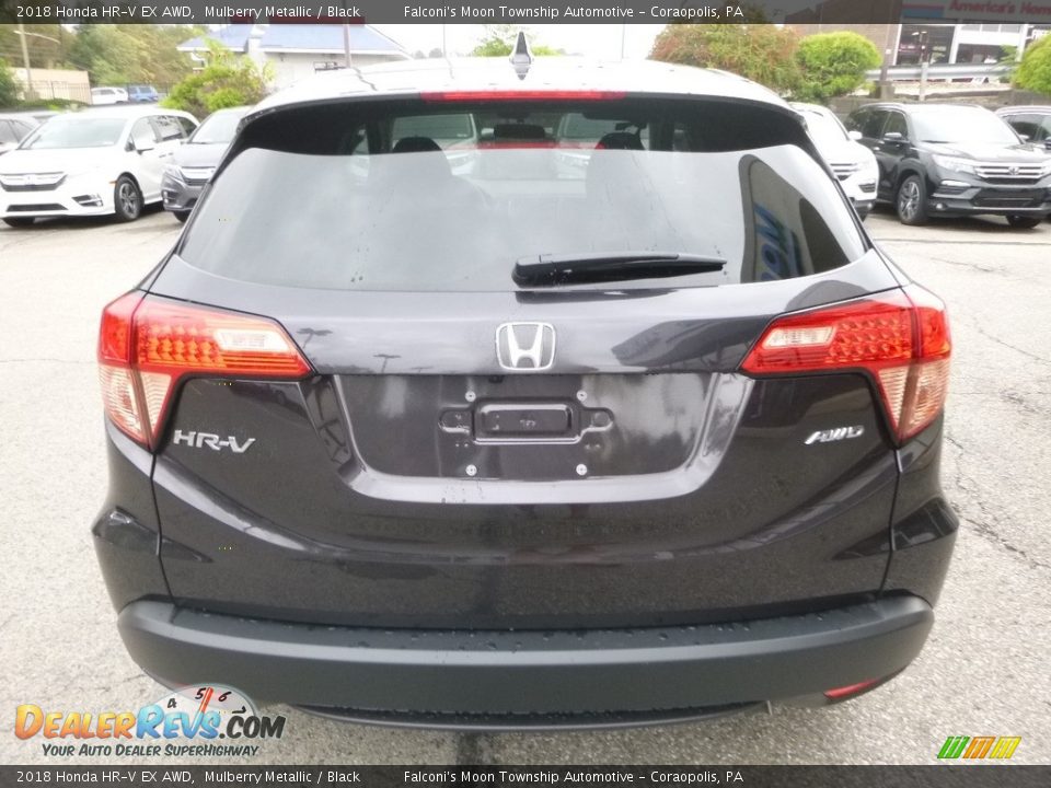 2018 Honda HR-V EX AWD Mulberry Metallic / Black Photo #3