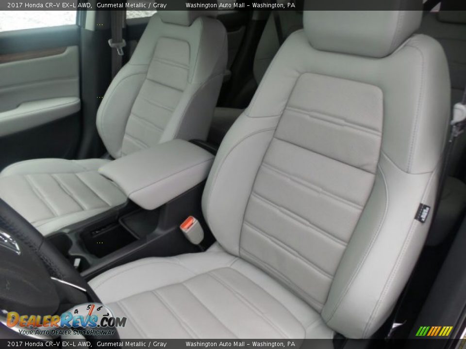 2017 Honda CR-V EX-L AWD Gunmetal Metallic / Gray Photo #9